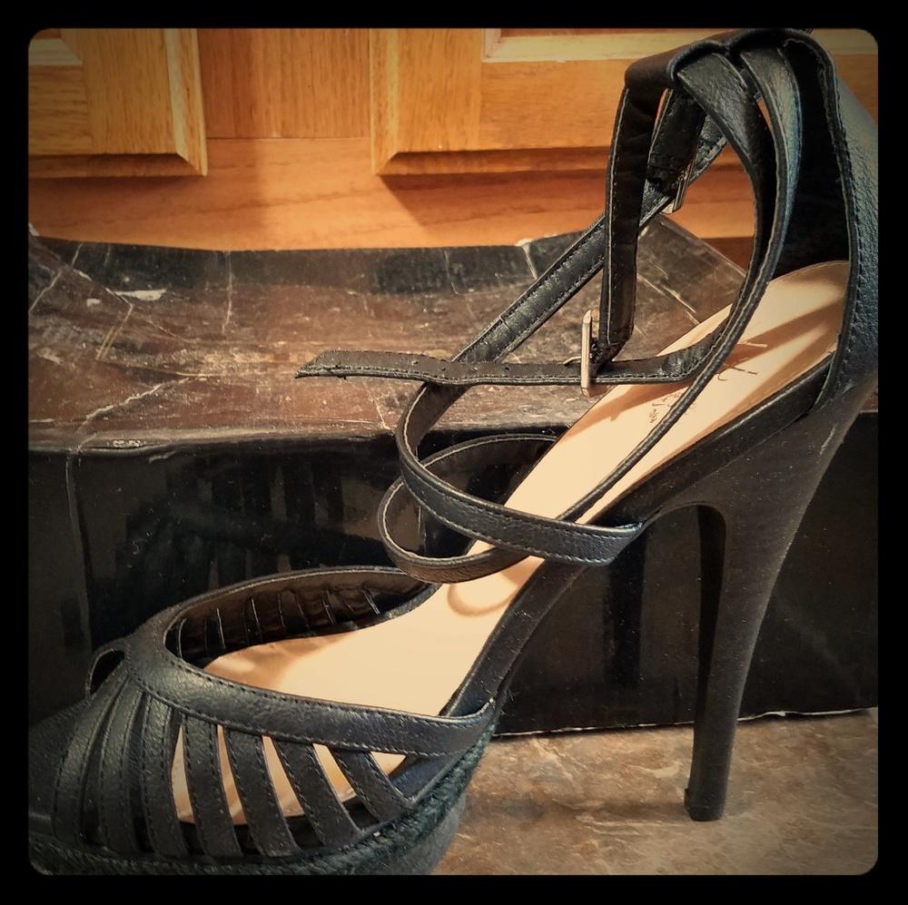 Black high heels